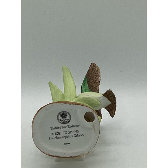 Vintage Royal Heritage Collection Hummingbirds Odyssey Figurine Taiwan 4” - Picture 5 of 5